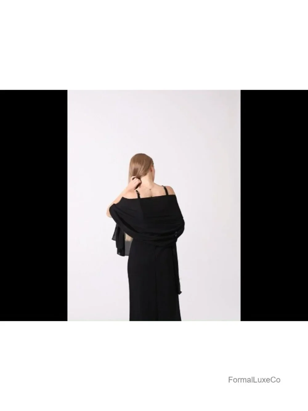 Chiffon Shawl Wrap Evening Dresses Bridal Stole Scarf